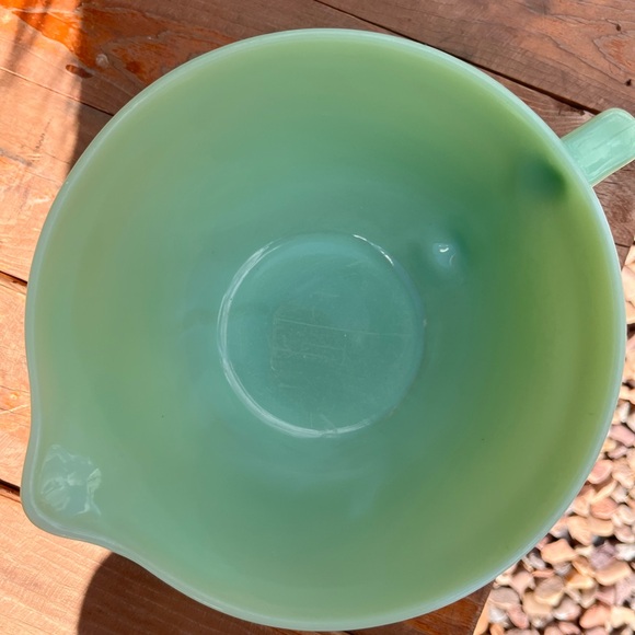 1950s Fire King jadeite anchor hocking batter bowl 1quart 7.5” - Picture 5 of 10